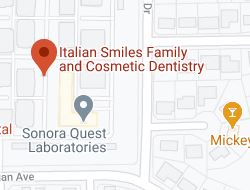 Map showing Italian Smiles location